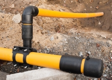 Arbeiten an der Gasversorgung